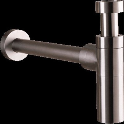 Vola Sifon 1.1/4inch met rozet inclusief muurbuis Messing Chroom