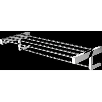 Geesa Modern Art Handdoekrek met planchet 62cm Chroom