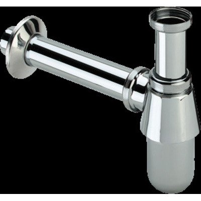Viega bekersifon met muurbuis 5/4 met rozet chroom