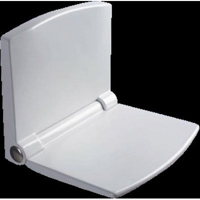 ABU douchezitje, opklapbaar met rugleuning wit