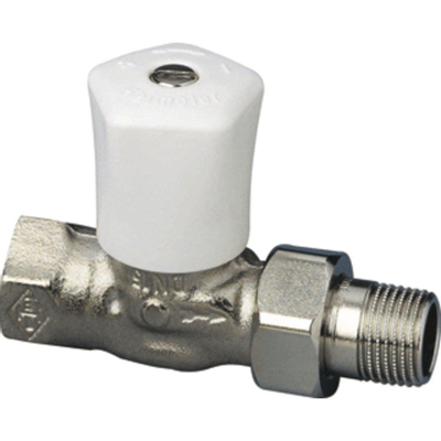 Heimeier Mikrotherm radiatorafsluiter 1/2 recht Kvs 1,61 m3 h