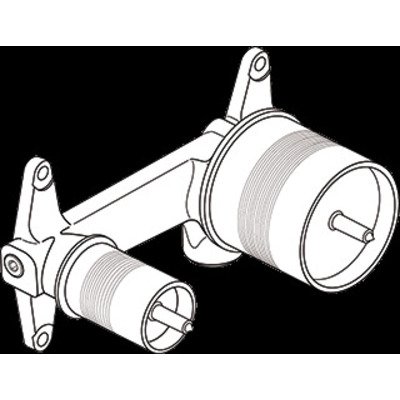 Ideal Standard inbouwdeel voor 2 gats wandkraan chroom