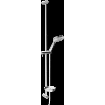 Hansa Hansaviva glijstangset met handdouche Hansaviva 3 st 90cm met doucheslang 175cm met zeepschaal chroom