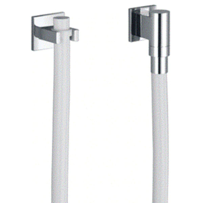 Dornbracht WaterTube Kneipp wandaansluitbocht met wandhouder met rozet chroom