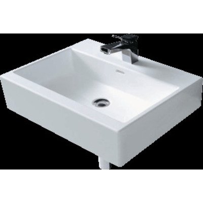 Laufen Living City wastafel 60x46x15.5cm 1 kraangat met overloop keramiek wit