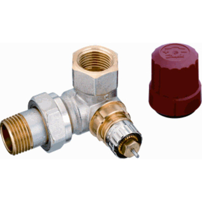 Danfoss Thermostatische radiatorafsluiter 3/8 dubbel haaks LI Kvs 0,65 m3 h RA N10
