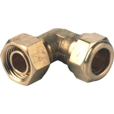 Vsh Knelfitting inbouw reserve haakse koppeling met pakk.1/2x15mmknel messing