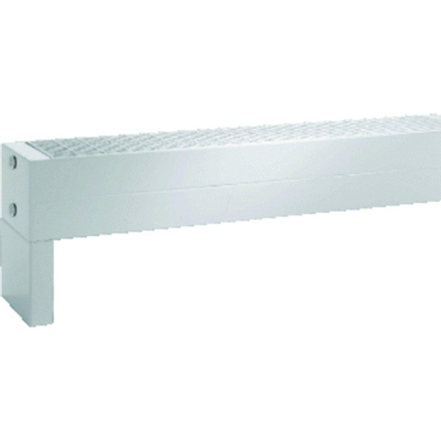 Vasco Flat Plint Line plintradiator vlak type 22 200x1600mm 968W aansluiting 8008 wit structuur