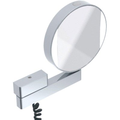 Emco Prime LED-scheerspiegel 3x en 7x vergrotend spiraalsnoer chroom