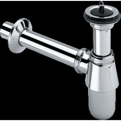 Viega universele plug bekersifon inclusief verlengde muurbuis en rozet 5/4x25cm chroom