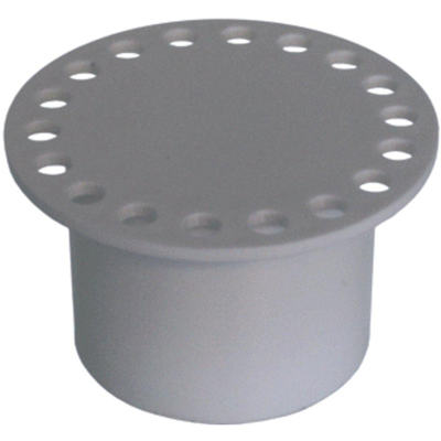 De Beer vloersifondeksel ABS los wit