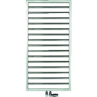 Zehnder Subway handdoekradiator 126.1x60cm 639watt Staal Wit glans