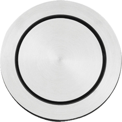 Wisa Solo bedieningsplaat steel pneumatisch O 66cm met.hefboom voor XS WC element RVS