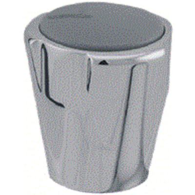 Venlo Nimbus bovendeel m. knop geruisarm warm 1/2" chroom