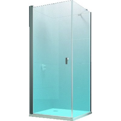 Huppe Design pure draaideur stn 100x190cm matzilver helder glas