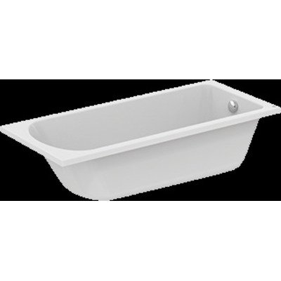 Ideal Standard Hotline new Ligbad 170x75x46.5cm 52cm met gat rechthoek met overloop Kunststof Wit