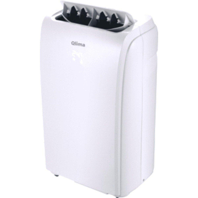 Qlima mobiele airco met afstandsbediening 7000BTU 55-75m3 wit