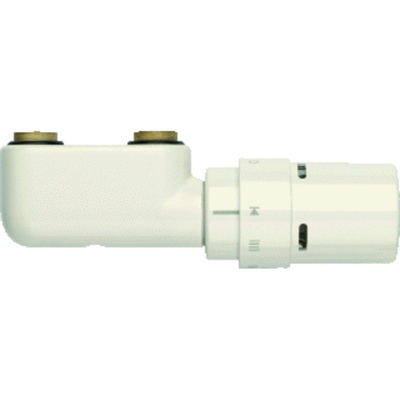 Vasco Design ventielthermostaat haaks wit OUTLETSTORE