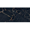 Abk imoker Signoria Vloer- en wandtegel - 60x120cm - gerectificeerd - marmerlook - glans port gold (zwart) SW856533