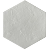 Jos. Dust vloer- en wandtegel - 17.5x20cm - hexagon - R10 - mat ice (wit) SW928484