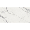 Abk imoker Signoria Vloer- en wandtegel - 60x120cm - gerectificeerd - marmerlook - glans Statuario Light (wit) SW856383