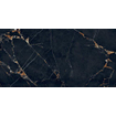 Abk imoker Signoria Vloer- en wandtegel - 60x120cm - gerectificeerd - marmerlook - glans port gold (zwart) SW856533