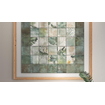 Zyx Amazonia Vloer- en wandtegel met decor 14x14cm 9mm gerectificeerd R9 porcellanato Emerald SW795694