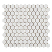 Ore Ceramics Hexagon Mozaïektegel 30x30cm 7mm porcellanato White SW107404