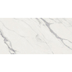 Abk imoker Signoria Vloer- en wandtegel - 60x120cm - gerectificeerd - marmerlook - glans Statuario Light (wit) SW856383