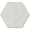 Cir Cotto del campiano Wandtegel 15.8x18.3cm Hexagon Bianco 10mm Glans Wit SW856413