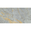 Abk imoker Signoria Vloer- en wandtegel - 60x120cm - gerectificeerd - marmerlook - glans grigio Siena (grijs) SW856418