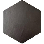 Jos. Dust vloer- en wandtegel - 17.5x20cm - hexagon - R10 - mat ink (zwart) SW928451