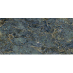 Abk imoker Signoria Vloer- en wandtegel - 60x120cm - gerectificeerd - marmerlook - glans Labradorite (blauw) SW856404