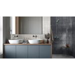 Ragno Glace Wandtegel - 7.5x20cm - glans blu notte SW892525