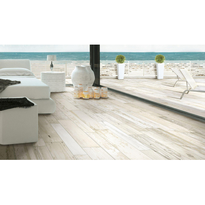 Arpa Expo Vloer- en wandtegel 15x90cm 12mm gerectificeerd R10 porcellanato Off White