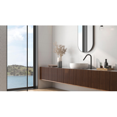 Colorker Iris Wandtegel Decor - 30x60cm - 10.4mm - gerectificeerd - mat white (wit)