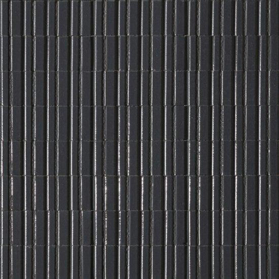 Ragno Glace Wandtegel - 7.5x20cm - decor - structuur - glans blu notte