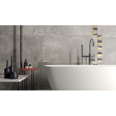 Abk Imoker Unika Tegelstroken voor wand 9mm gerectificeerd porcellanato Grey