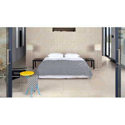 Marazzi Mystone limestone M9HA Vloertegel 1200X1200 Ivory 6mm Mat Ret.R10