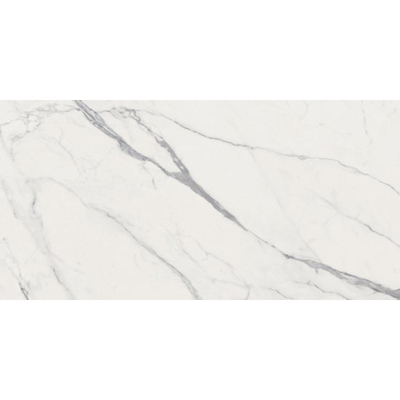 Abk imoker Signoria Vloer- en wandtegel - 60x120cm - gerectificeerd - marmerlook - glans Statuario Light (wit)