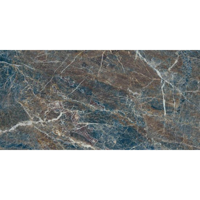 Douglas jones Moods Vloer- en wandtegel - 60X120 - Lap.9mm - gerectificeerd - Marmer - Blu Glans