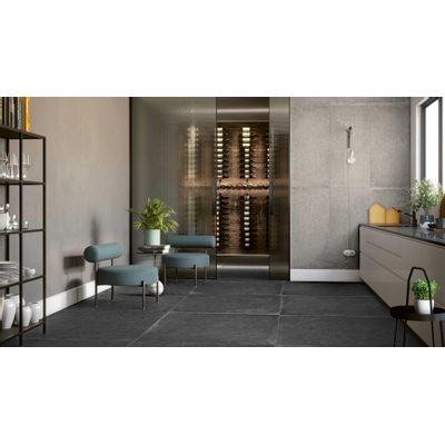 Serenissima Materica Vloertegel 1000X1000 Nero 8,5mm Mat Ret.R10