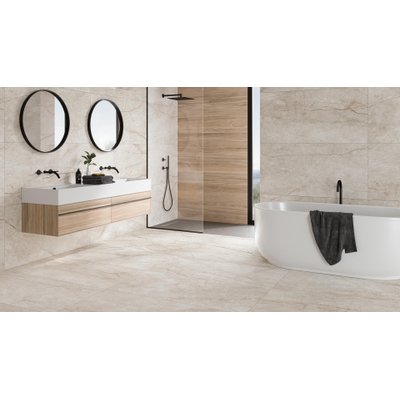 Jos. Rain forest Vloer- en wandtegel - 60x120cm - 10mm - gerectificeerd - R9 - white glans