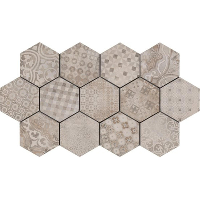 Ragno Rewind Decortegel 18x21cm 9.5mm R9 porcellanato Cement