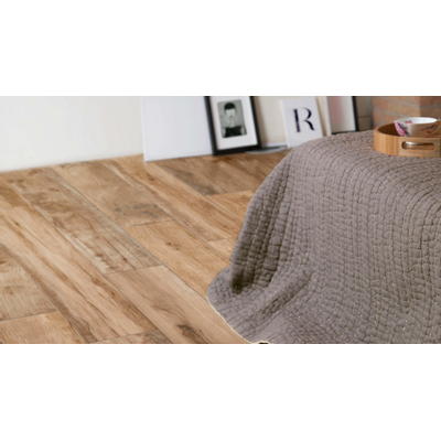 JOS. Woodmania Vloer- en wandtegel 20x120cm 9.5mm R9 porcellanato Caramel 1.92M² - OUTLET UDEN