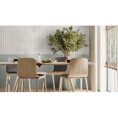 Ragno Glace Wandtegel - 7.5x20cm - decor - Avio Glans Strut.