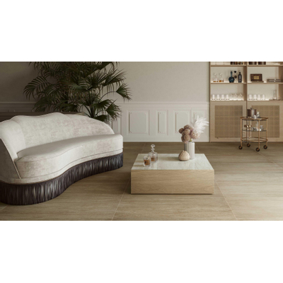 Serenissima Travertini Due Vloer- en wandtegel 60x60cm 9.5mm gerectificeerd R10 porcellanato mat Beige