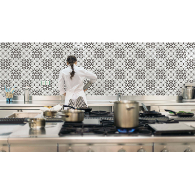 Douglas Jones Vintage Decortegel 20x20cm 8mm R9 porcellanato Lyla Noir