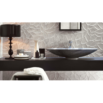 Ragno Bistrot Decortegel 40x120cm 8mm gerectificeerd witte scherf Michelangelo