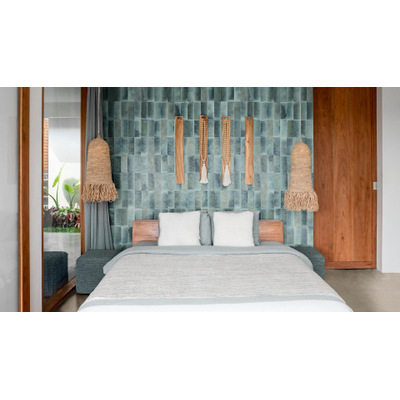 Ragno Gleeze wandtegel - 10x10cm - 10mm - Turchese Glans